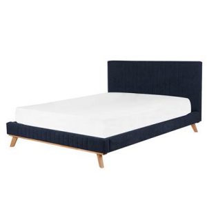 Tweepersoonsbed Beliani Blauw