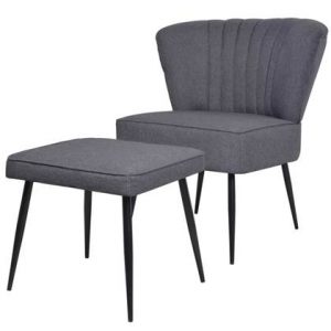 Fauteuil vidaXL Grijs