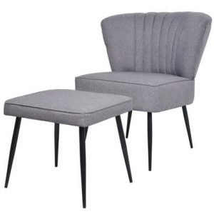 Fauteuil vidaXL Grijs