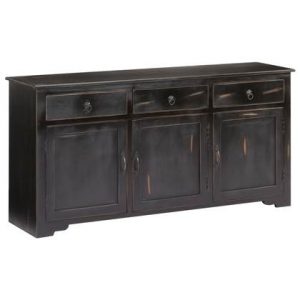 Dressoir vidaXL Zwart