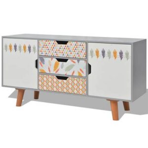 Dressoir vidaXL Grijs