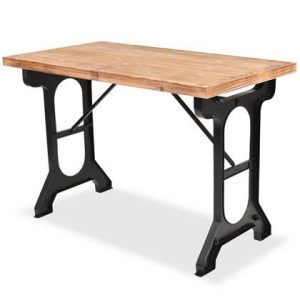 Eettafel vidaXL Bruin