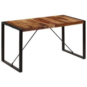 Eettafel vidaXL Bruin