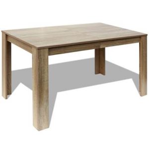 Eettafel vidaXL Bruin