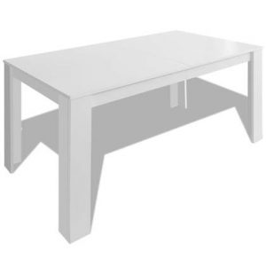 Eettafel vidaXL Wit