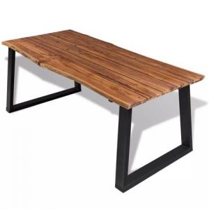 Eettafel vidaXL Bruin