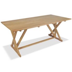 Eettafel vidaXL Bruin