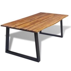 Eettafel vidaXL Bruin