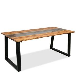 Eettafel vidaXL Bruin