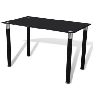 Eettafel vidaXL Zwart