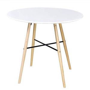 Eettafel vidaXL Wit