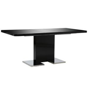 Eettafel vidaXL Zwart