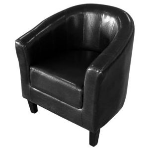 Fauteuil vidaXL Zwart