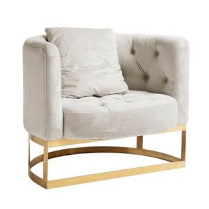 Fauteuil Nordal Crème