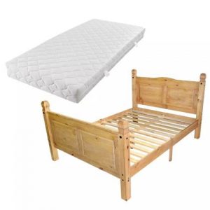 Tweepersoonsbed vidaXL Bruin