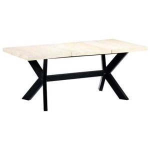 Eettafel vidaXL Wit