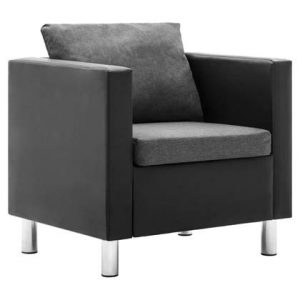 Fauteuil vidaXL Zwart