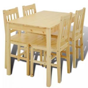 Eettafel vidaXL Bruin