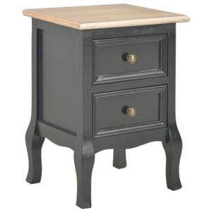 Sidetable vidaXL Zwart