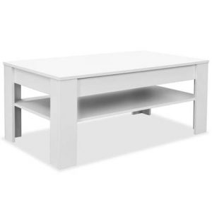 Salontafel vidaXL Wit