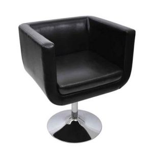 Fauteuil vidaXL Zwart