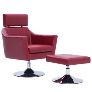 Fauteuil vidaXL Rood