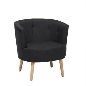 Fauteuil Beliani Zwart