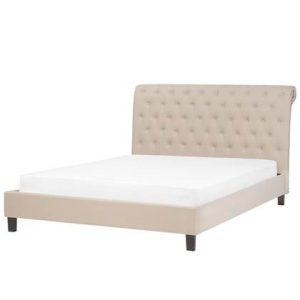 Tweepersoonsbed Beliani Beige