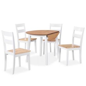 Eettafel vidaXL Wit