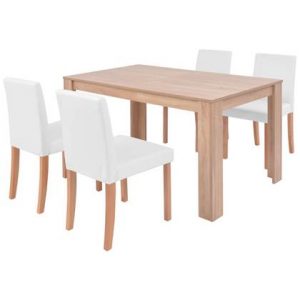 Eettafel vidaXL Bruin