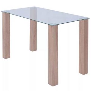 Eettafel vidaXL Bruin