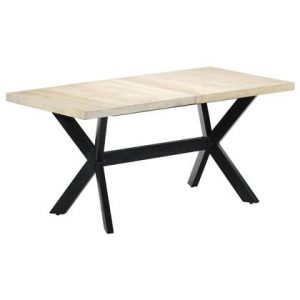 Eettafel vidaXL Wit