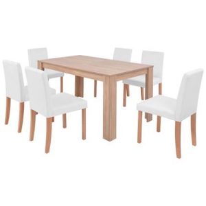 Eettafel vidaXL Bruin