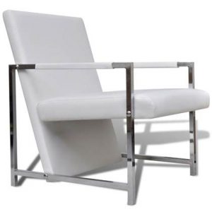 Fauteuil vidaXL Wit