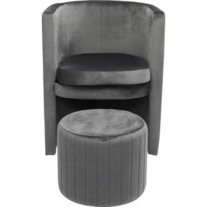 Fauteuil Kare Design Grijs