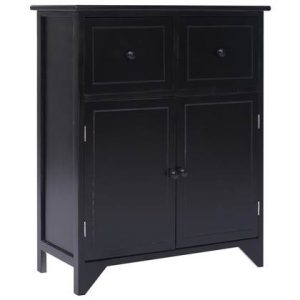 Dressoir vidaXL Zwart