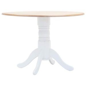 Eettafel vidaXL Wit