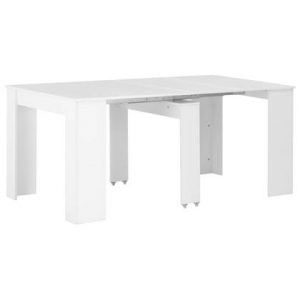 Eettafel vidaXL Wit