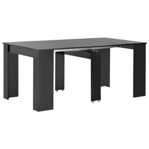 Eettafel vidaXL Zwart