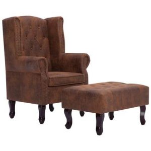 Fauteuil vidaXL Bruin