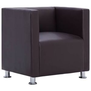 Fauteuil vidaXL Bruin