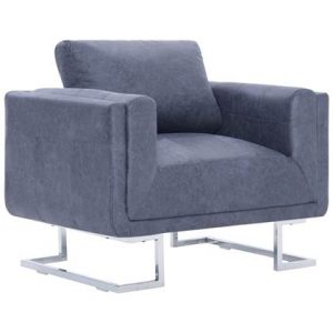 Fauteuil vidaXL Grijs