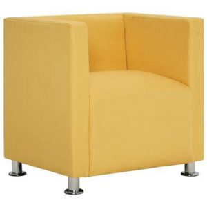 Fauteuil vidaXL Geel