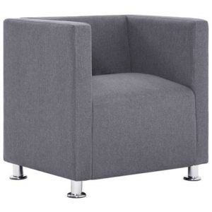 Fauteuil vidaXL Grijs