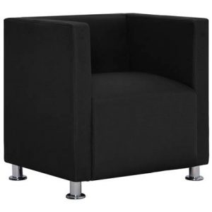 Fauteuil vidaXL Zwart