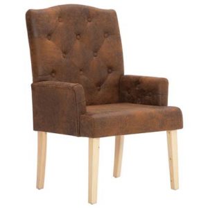 Fauteuil vidaXL Bruin