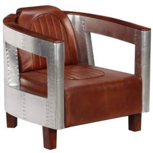 Fauteuil vidaXL Bruin