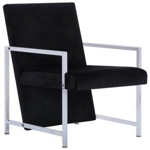 Fauteuil vidaXL Zwart