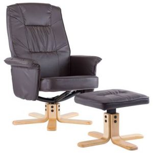 Fauteuil vidaXL Bruin