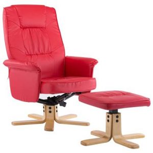 Fauteuil vidaXL Rood